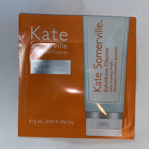 10 SAMPLES! KATE SOMERVILLE 5 DAILY FOAMING CLEANSER & 5 EXFOLIATING TREATMENT! - Picture 6 of 8